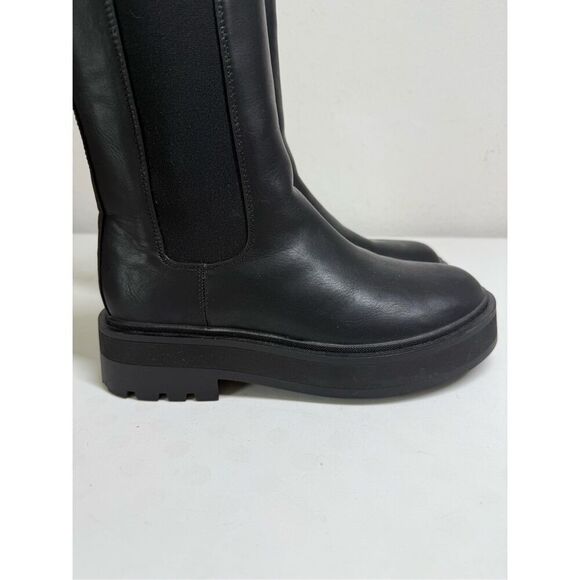 EVEN & ODD WOMENS ANKLE BOOTS BLACK LEATHER SIZE 39EU/ 8,5 US See Description - Picture 2 of 16